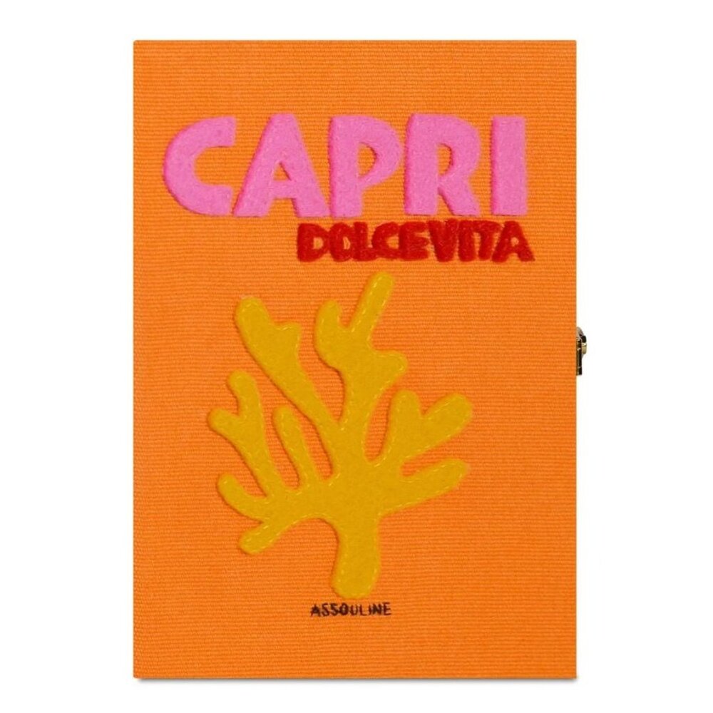 Assouline Capri Book Clutch Purse